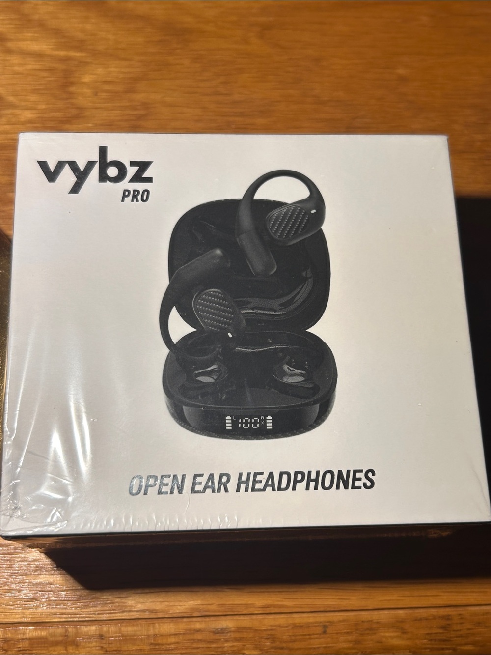 Vybz Pro Open Ear Headphones - Black